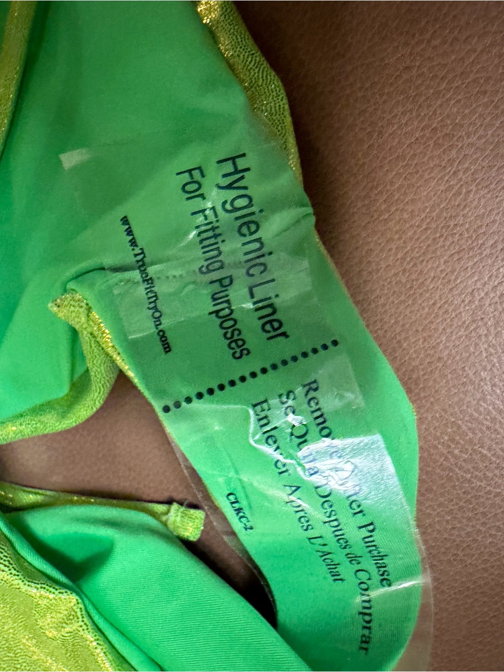 BECCA by Rebecca Virtue Liquid Metal Bikini Set in meadow neon lime green large - Picture 11 of 13